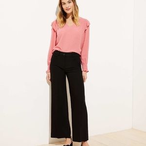 Loft High Waist Wide Leg Pants